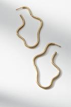 Sabrina Dehoff Wave Hoop Earrings