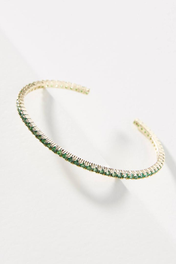 Shashi Bianca 18k Gold-plated Cuff Bracelet