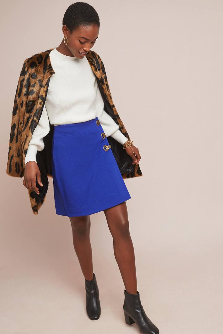 Maeve Monae Structured Mini Skirt