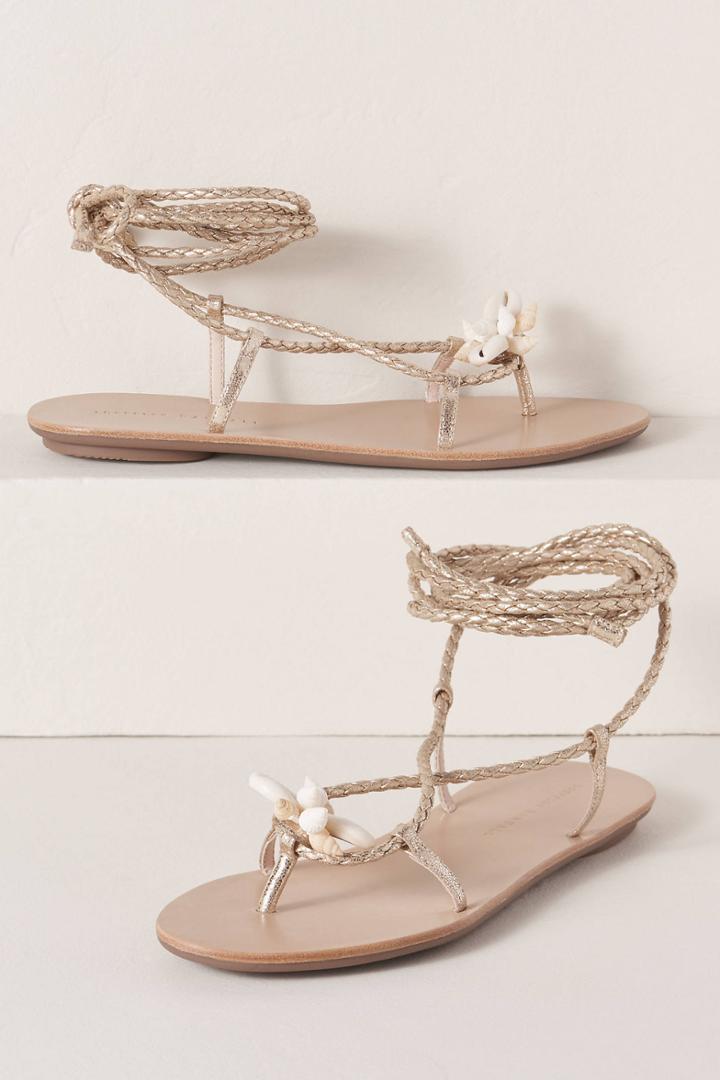 Loeffler Randall Wrap Sandal With Shells