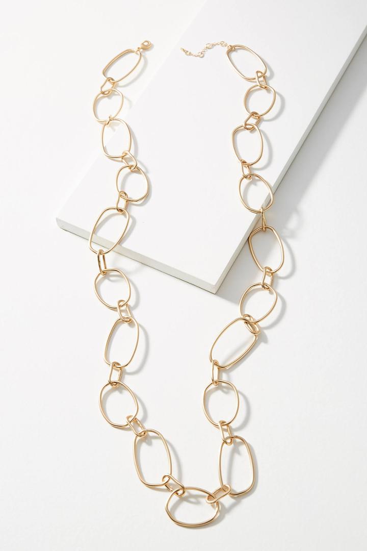 Anthropologie Open Link Necklace