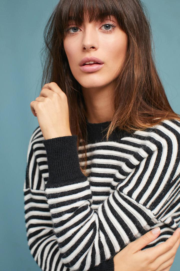 Moth Cozy Striped Pullover