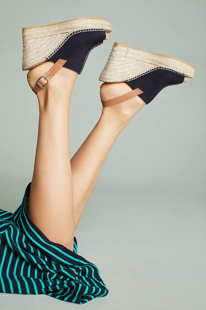 Anthropologie Espadrille Wedge Sandals