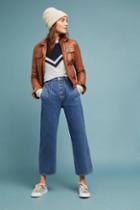 Citizens Of Humanity Halsey Ultra High-rise Cropped Wide-leg Jeans
