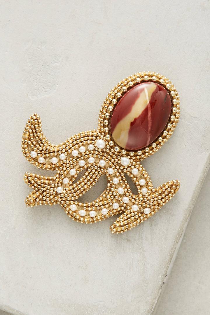 Bea Valdes Octopus Brooch