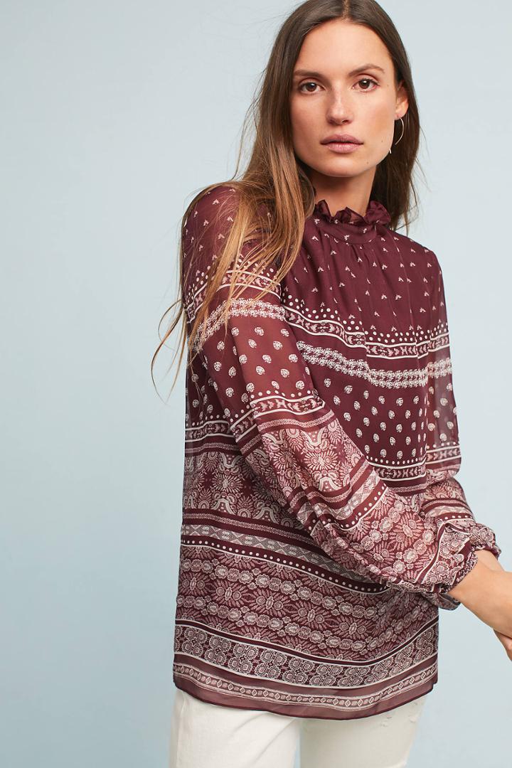 Shoshanna Norona Silk Blouse