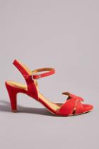 Emma Go Red Ankle Strap Heels