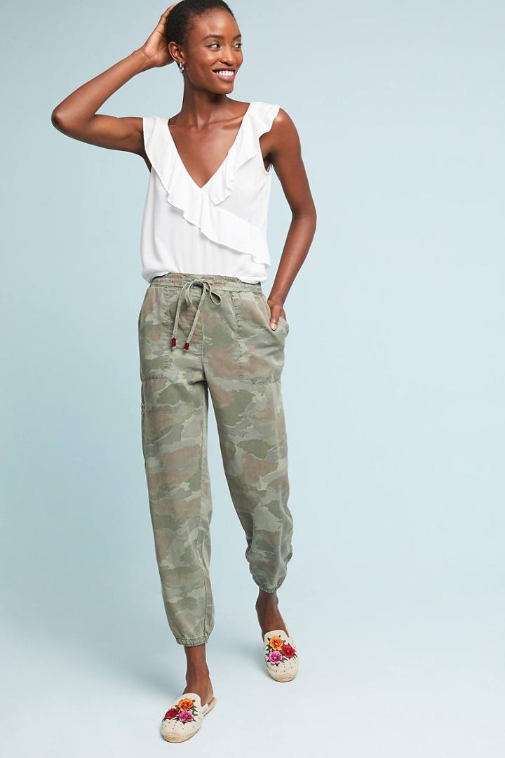 Anthropologie Sampson Camo Joggers