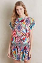 Red Carter Kaleidoscope Cover-up
