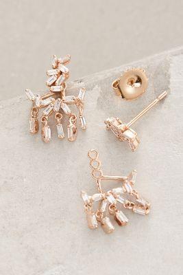 Suzanne Kalan Diamond Jacket Earrings In