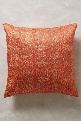 John Robshaw Bara Pillow Red Square Pillows