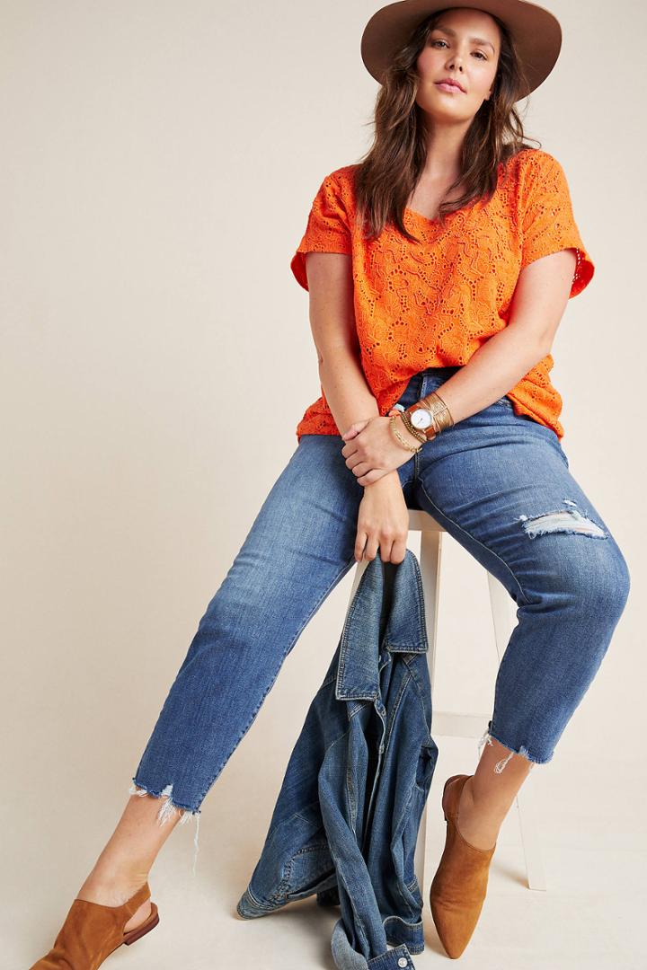 Maeve Karine Lace Top