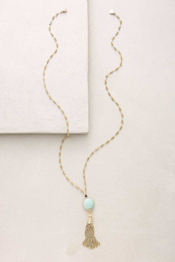 Gas Bijoux Serti Tassel Pendant