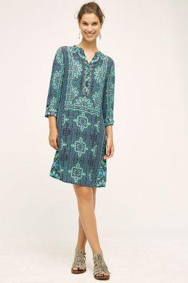 Hemant & Nandita Marche Silk Shirtdress