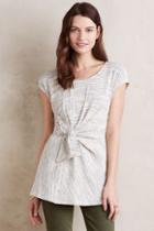 Everleigh Heathered Tie-front Tunic