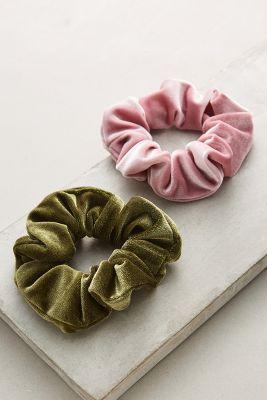 Anthropologie Velvet Pony Holders