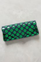 Carmine Polka Dotted Leather Wallet