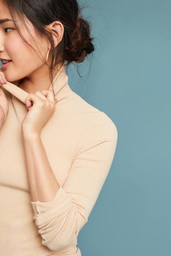 Lacausa Ribbed Turtleneck Sweater