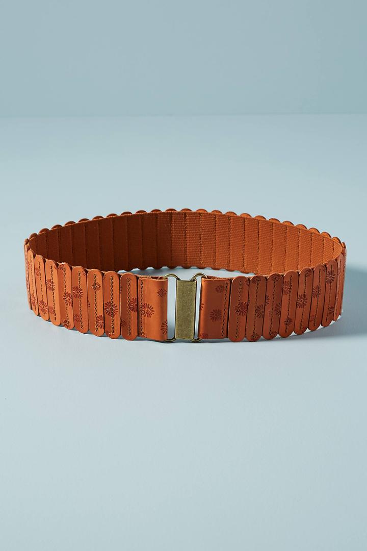 Anthropologie Stamped Tabbi Belt