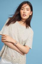Anthropologie Eyelet-trimmed Tee