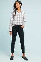 Mother The Looker High-rise Lace-up Skinny Jeans
