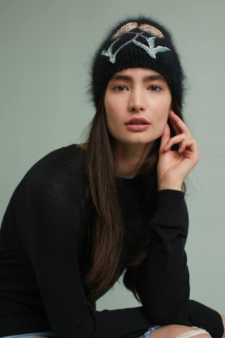 Jennifer Behr Tulip Embellished Beanie