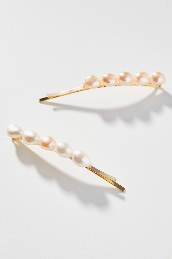 Amber Sceats Neri Pearl Hair Clip Set