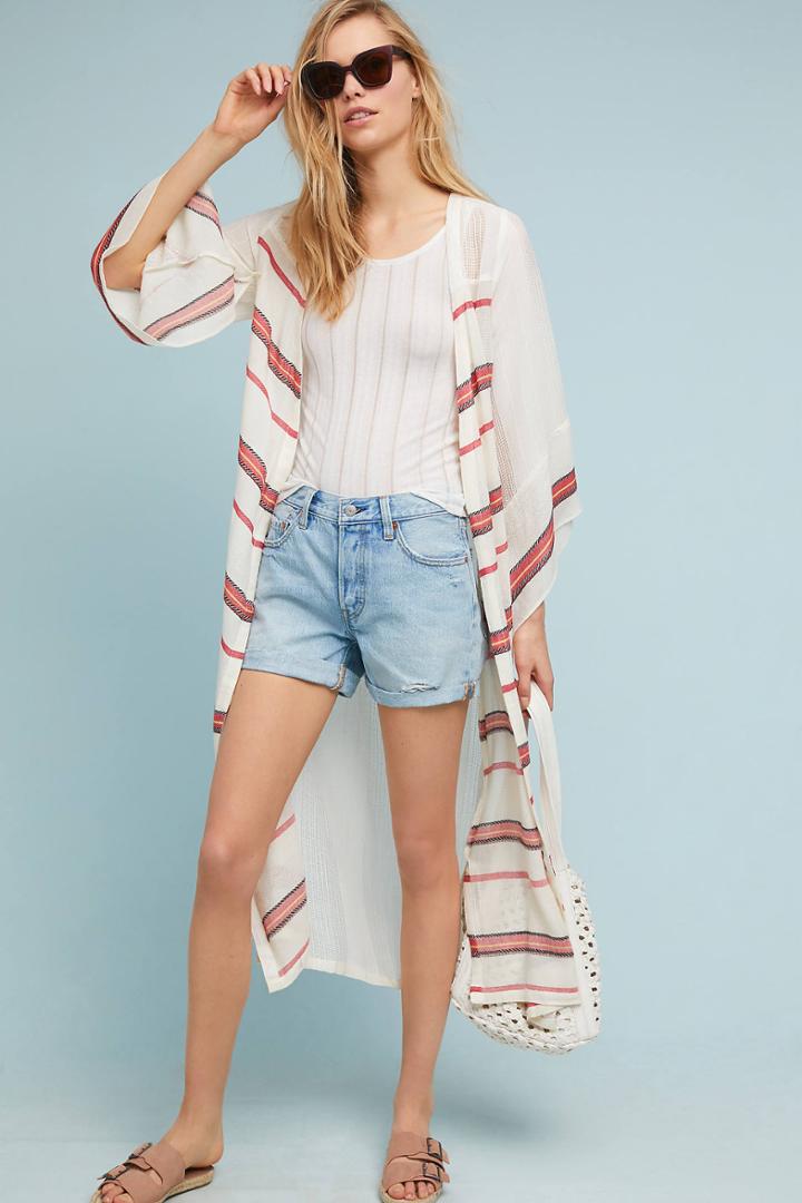 Muche Et Muchette Paradise Striped Kimono