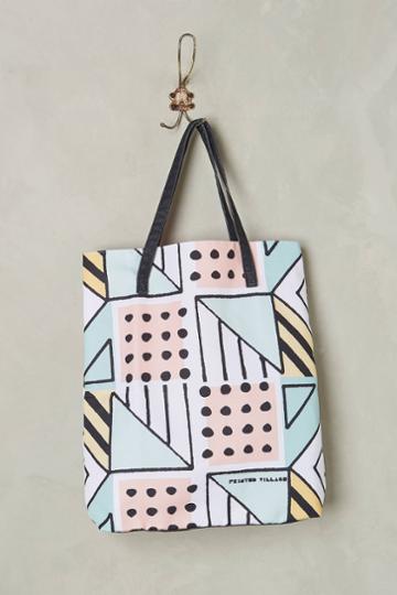 Printed Village Soft Pop Tote Bag
