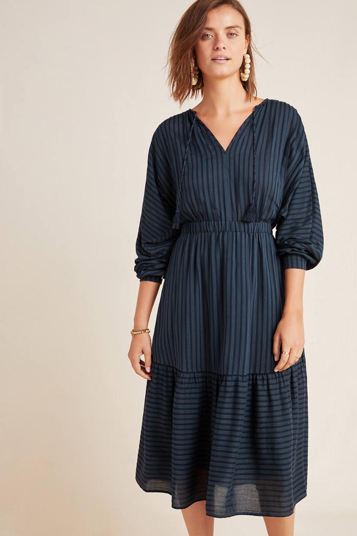 Dolan Left Coast Marguerite Textured Maxi Dress