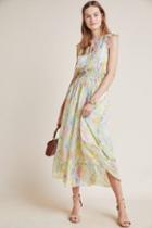 Anthropologie Watercolor Maxi Dress