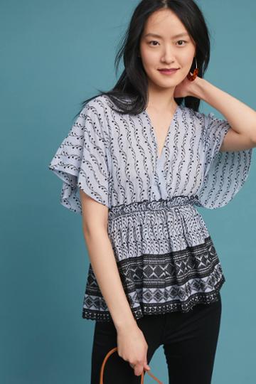 Waverly Grey Virginia Peplum Top