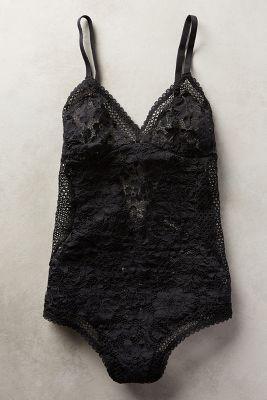 Else Lingerie Petunia Bodysuit Black