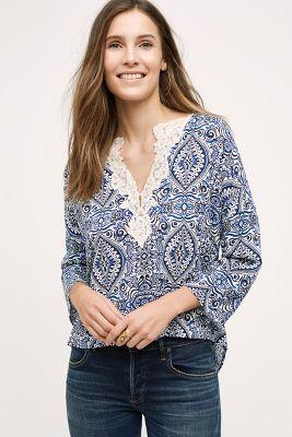 Hd In Paris Paisley Petal Blouse