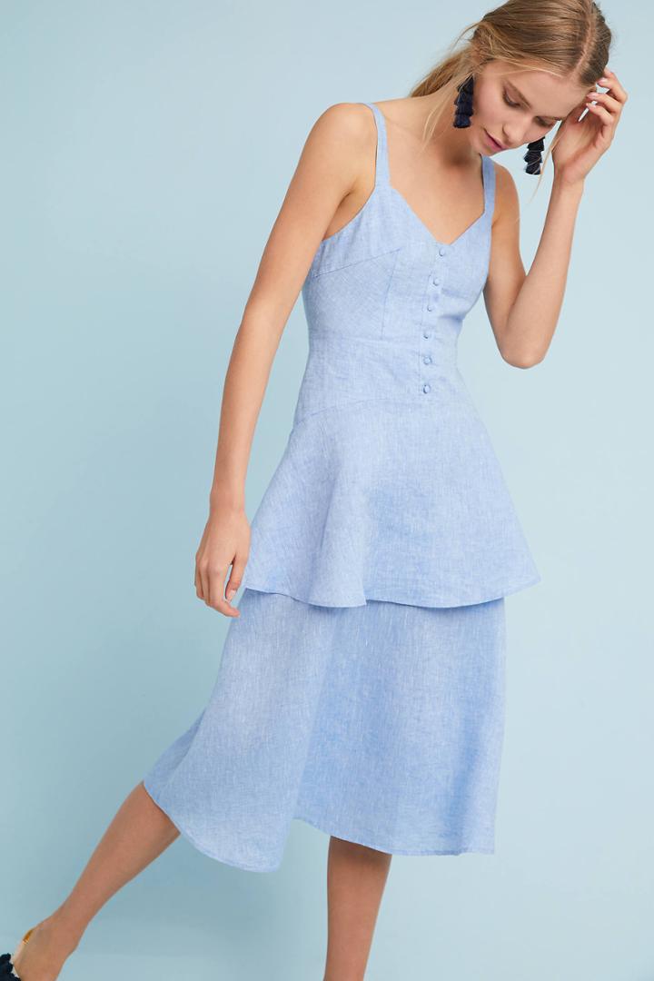 Steele Tiered Linen Dress