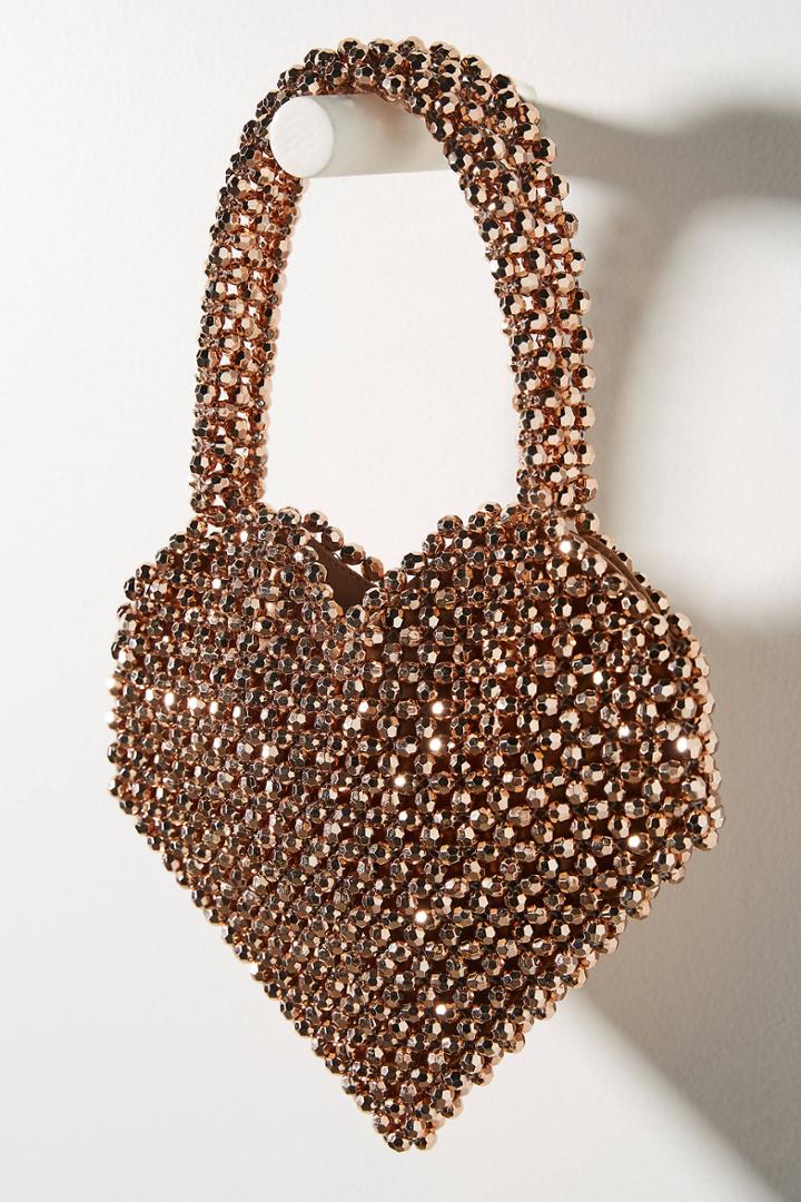 Anthropologie Loeffler Randall Maria Heart Clutch
