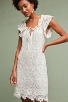 Velvet By Graham & Spencer Fluttered Eyelet Tunic Dress