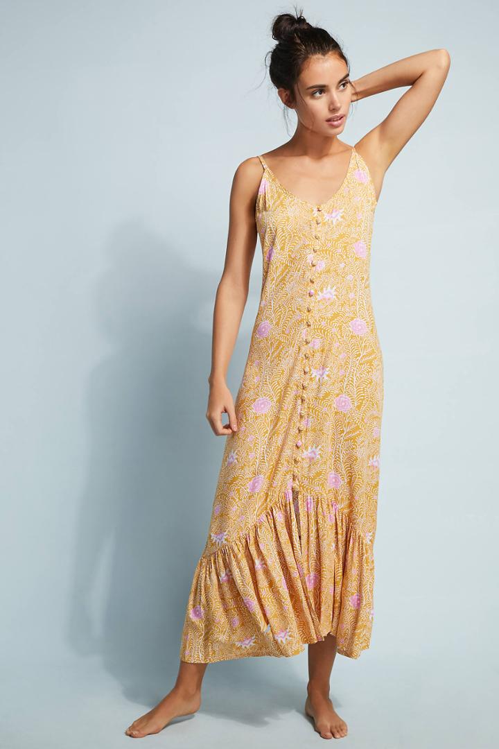 Beachgold Daydreamer Ruffled Dress