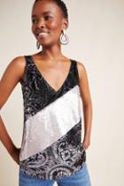 Tiny Cassandra Sequined Velvet Tank