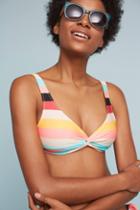 Rixo Solid & Striped Jane Bikini Bikini Top