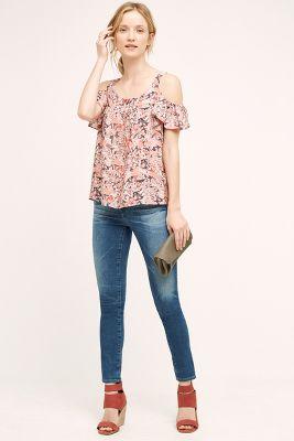 Ag Middi Ankle Jeans Tinted Denim