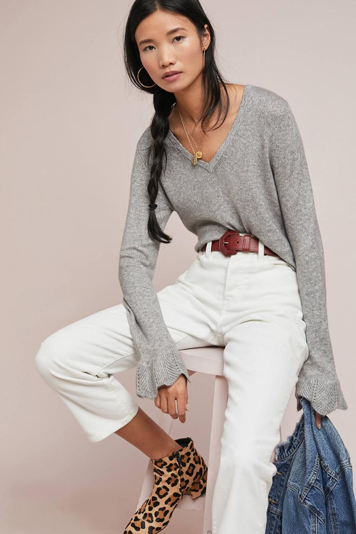 Michael Stars Bell-sleeved Pullover