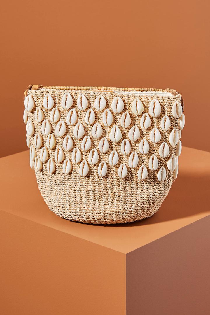 Aranaz Kaia Square Handle Basket Bag