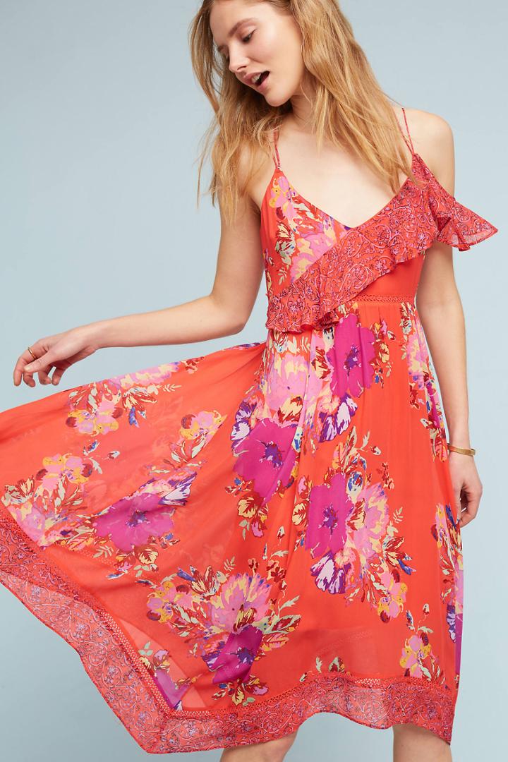 Maeve Grecia Ruffle Dress
