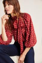 La Vie By Rebecca Taylor Bette Tie-neck Blouse