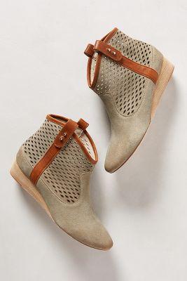 Anthropologie Ambler Perforated Booties