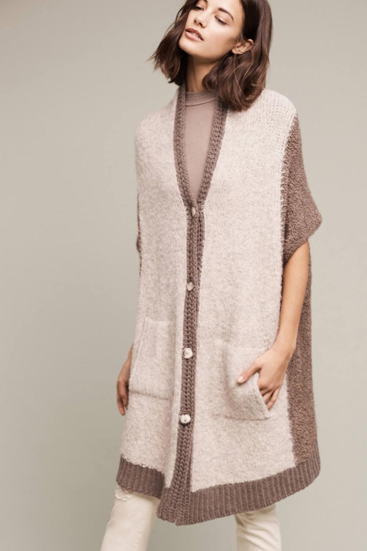Sleeping On Snow Oversized Cocoon Cardigan
