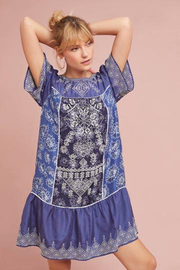 Let Me Be Dyed Silk Swing Top