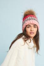 Mischa Lampert Rosy Striped Beanie