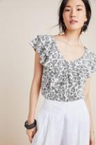 Dolan Left Coast Savannah Ruffled Blouse
